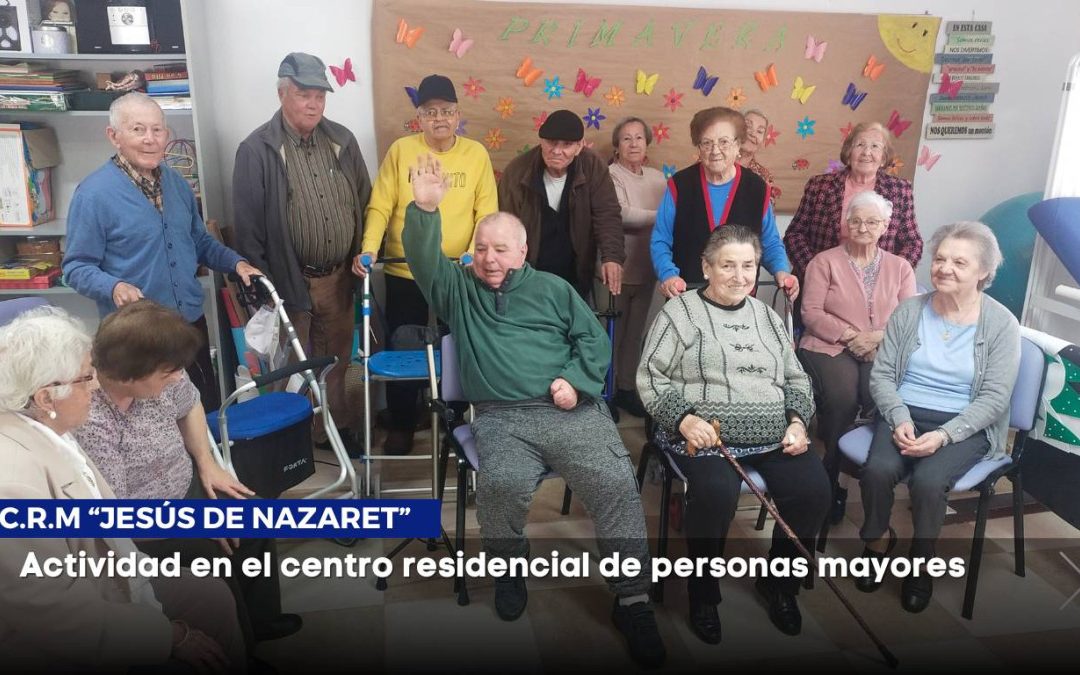 Título: Celebración de la entrada de la primavera en el centro residencial de personas mayores «Jesús de Nazaret»