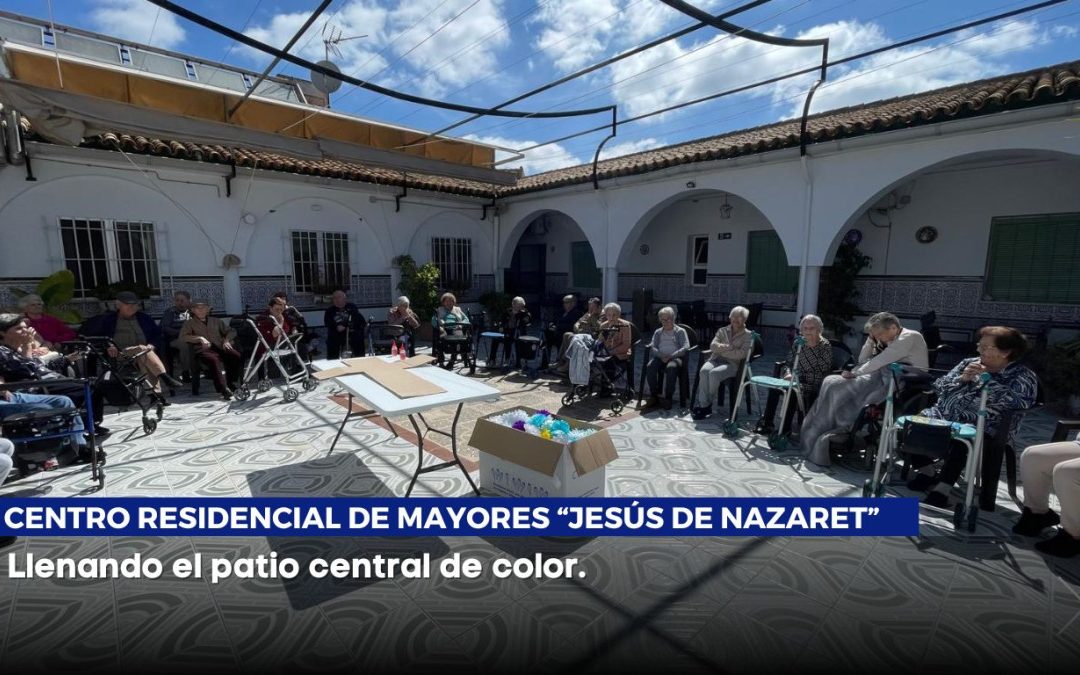 Celebración de la Cruz de Mayo en el Centro Residencial Jesús de Nazaret: Unión de Arte y Tradición